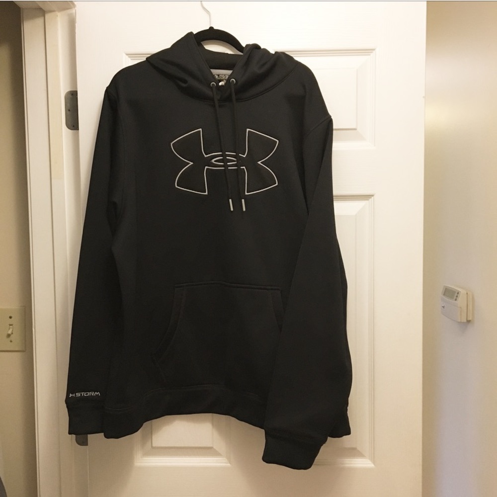 UNDERARMOUR BLACK FLEECE HOODIE - STORM